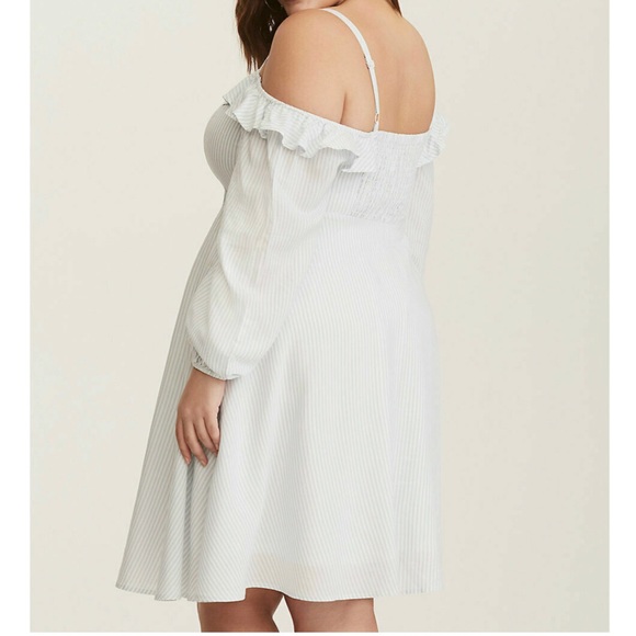 Torrid Ruffled Off-Shoulder Dress - Picture 2 of 2